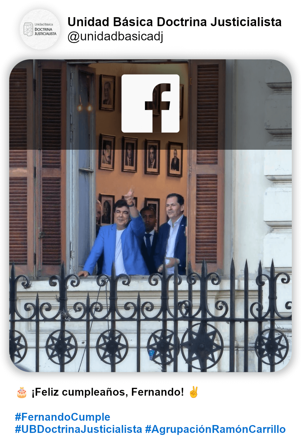 Publicación de Facebook