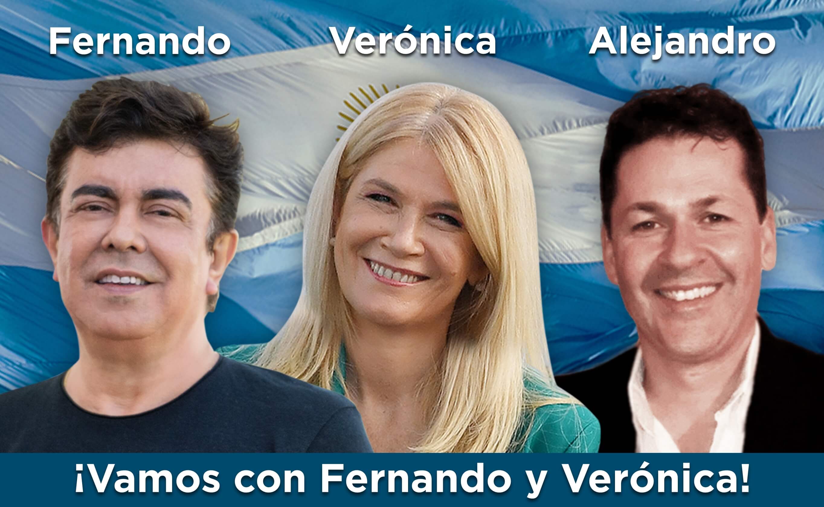 Fernando Espinoza, Verónica Magario y Alejandro Pretto (secretario general de nuestra UB)