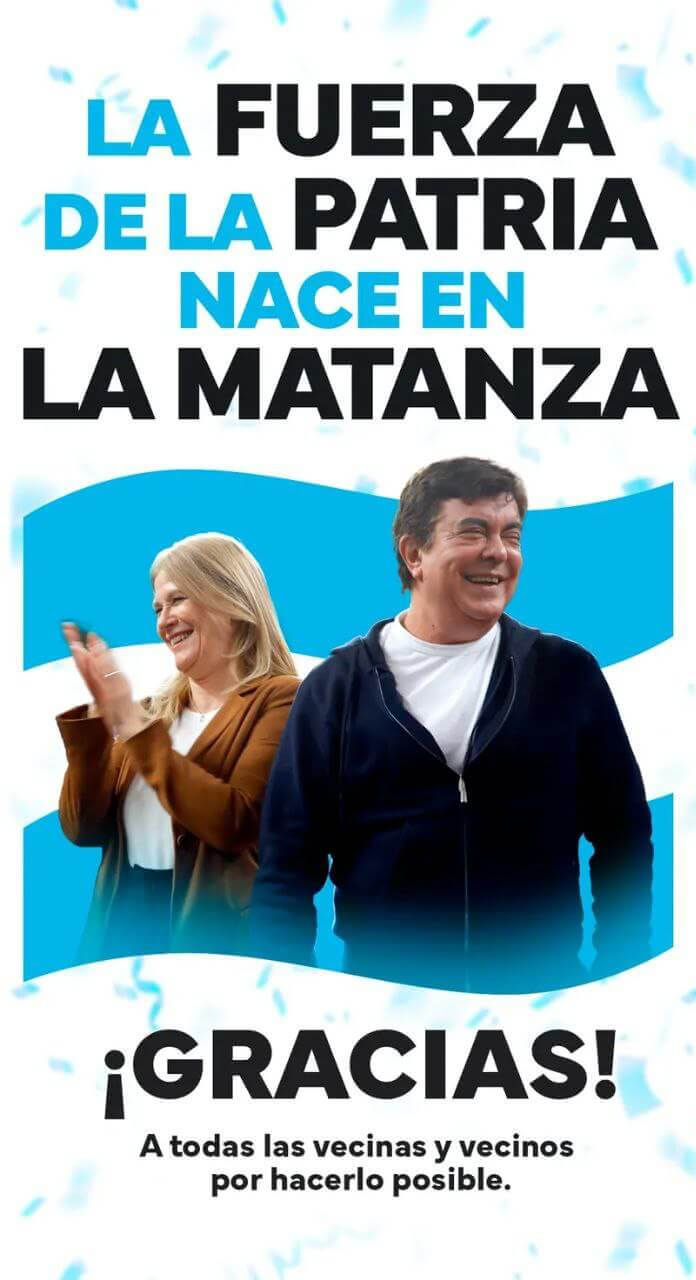 ¡Gracias pueblo de La Matanza!