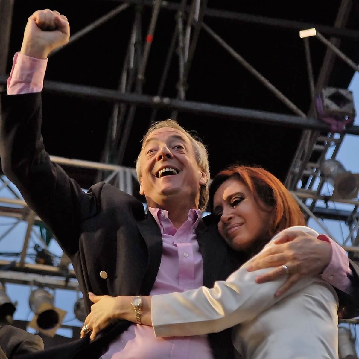 Néstor Kirchner y Cristina Fernández de Kirchner